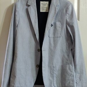 Abercrombie & Fitch pinstriped blazer only